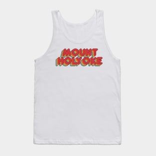 Mount Holyoke College Vintage Rainbow Tank Top